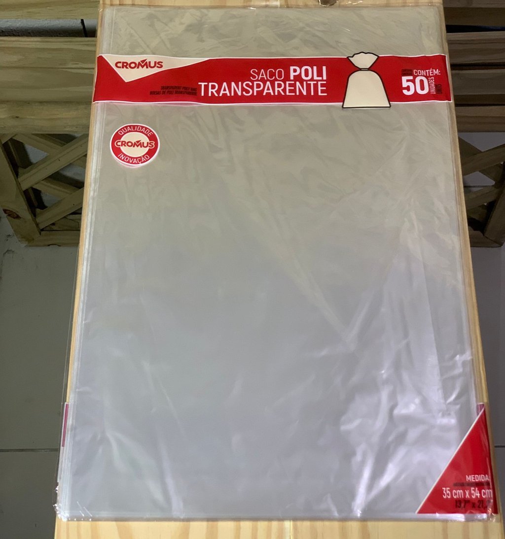 SACO TRANSP 35X54 INCOLOR PT C/50UN 122039 11300653