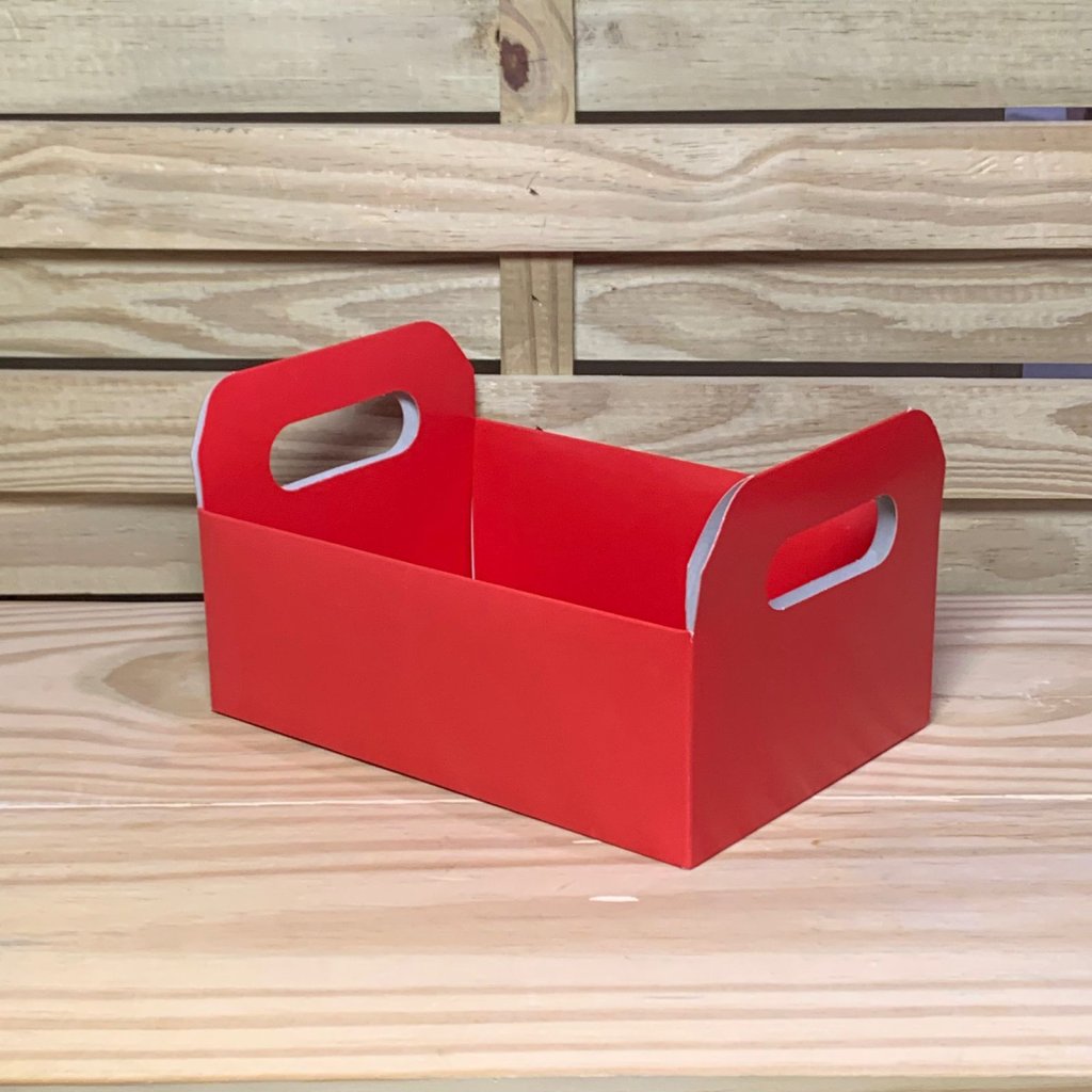 CAIXOTE DE CARTAO CHARMING RED M 22X15X8 454547 13100563