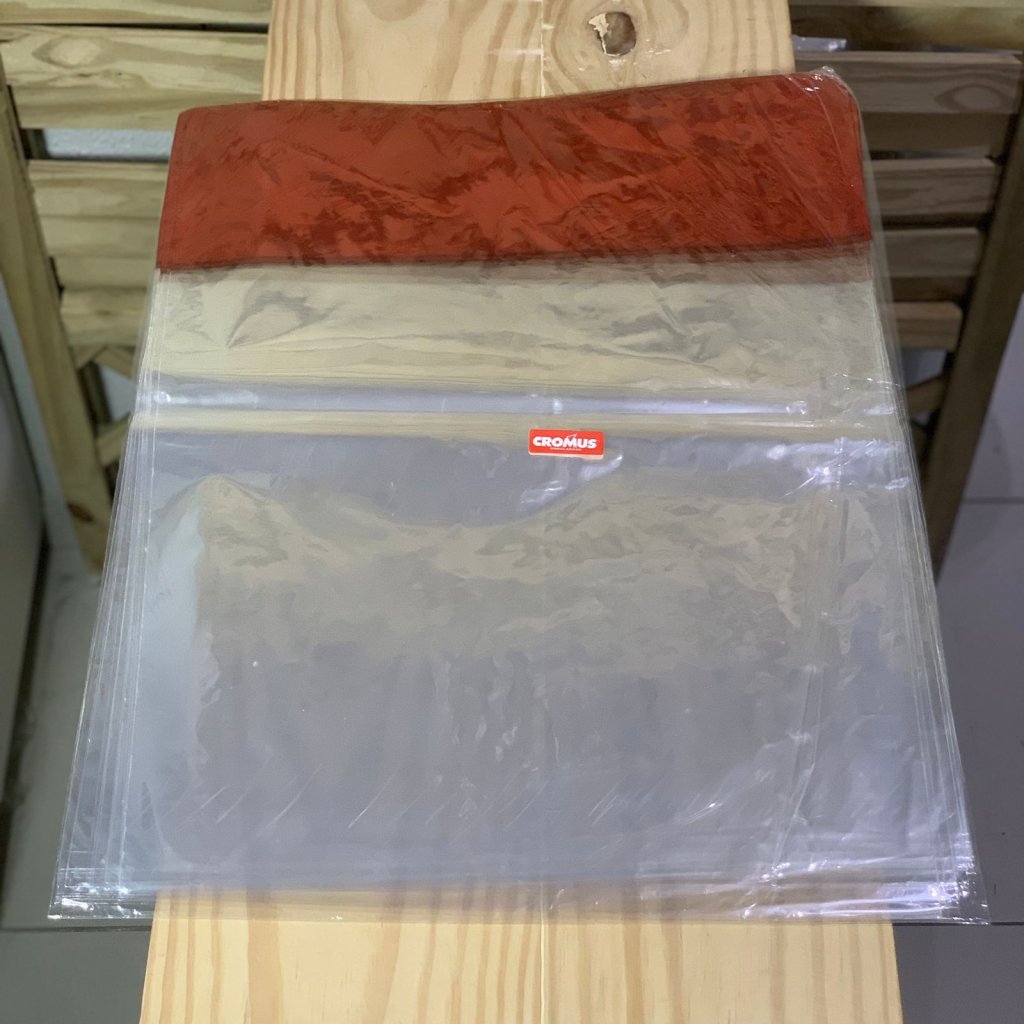 SACO TRANSP 45X59 METAL VERMELHO BARRADO PT C/25 UN 649644 11200136