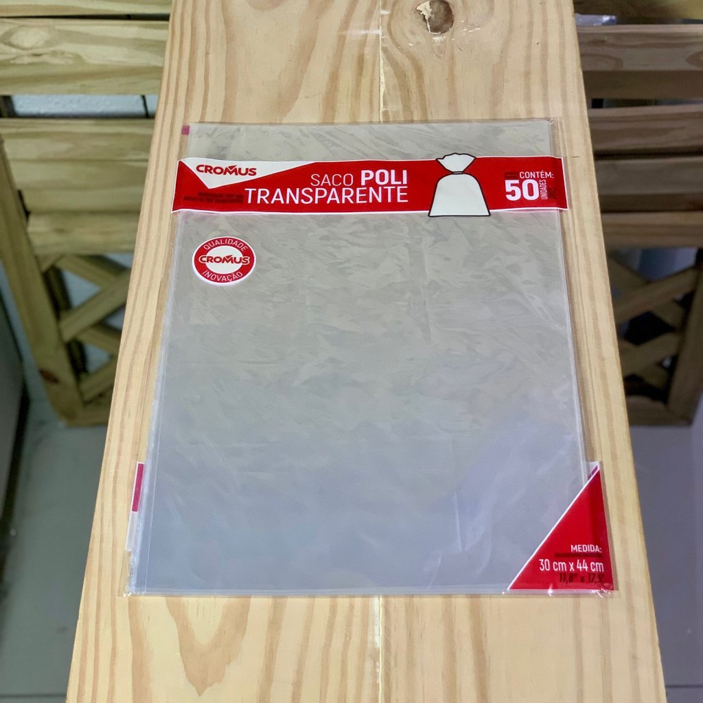 SACO TRANSP 30X44 INCOLOR PT C/50 UN 11300222 791848