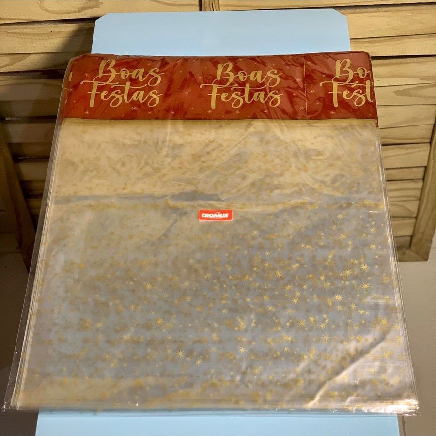 SACO TRANSP 45X59 BOAS FESTAS BARRADO C/25UN 11200847 199109