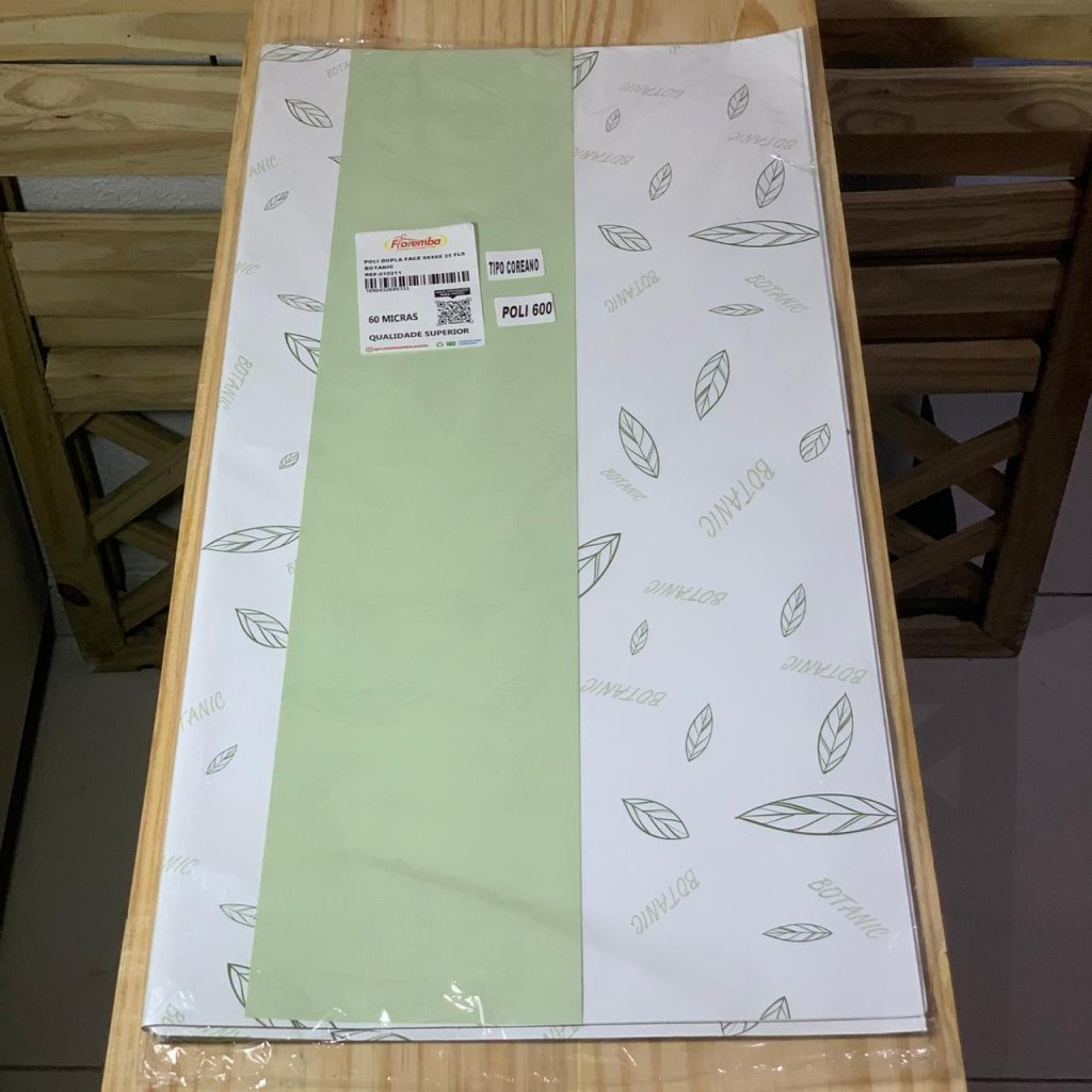 POLI DUPLA FACE BOTANIC 68X68 25FL 60MICRAS 645721 645196