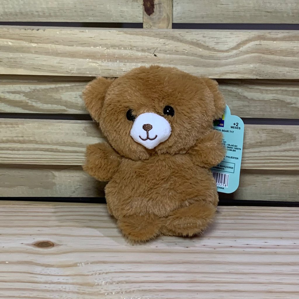 PELUCIA PELUDINHOS BEAR T17 - MARROM 100258