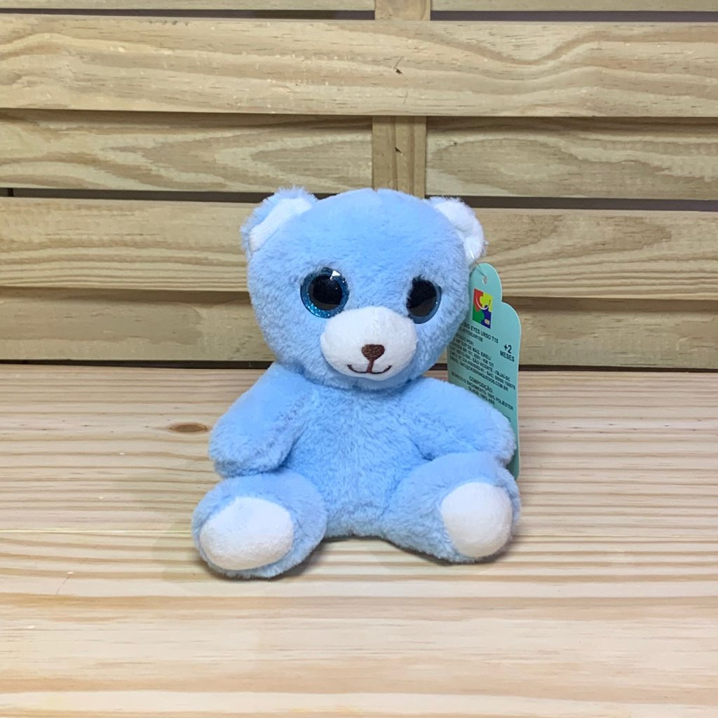PELUCIA BIG EYES URSO T15 - AZUL 100418