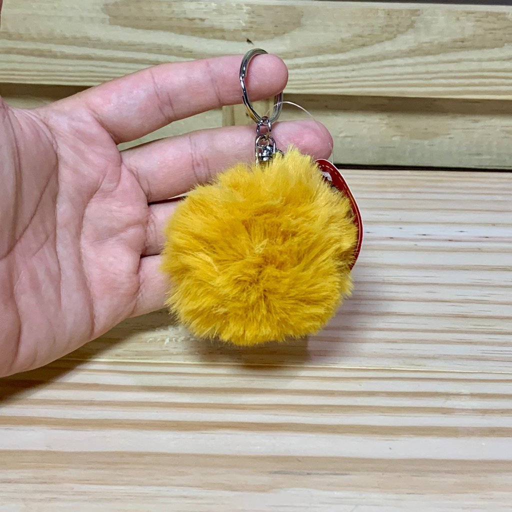 CHAVEIRO DE METAL COM POMPOM 900450