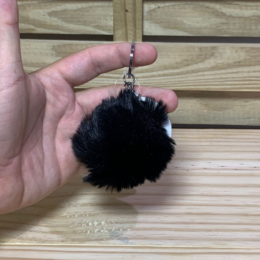 CHAVEIRO DE METAL COM POMPOM 900450