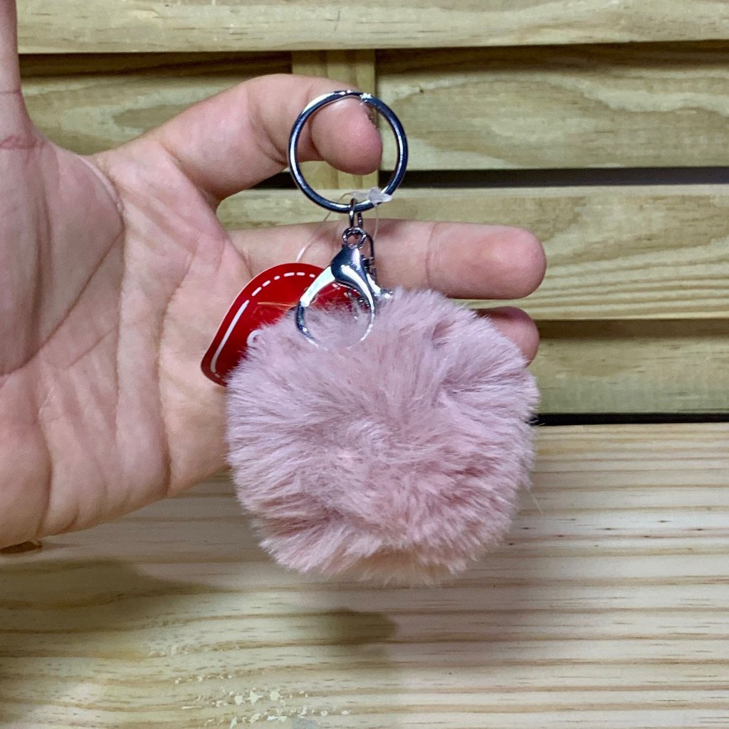 CHAVEIRO DE METAL COM POMPOM 900450