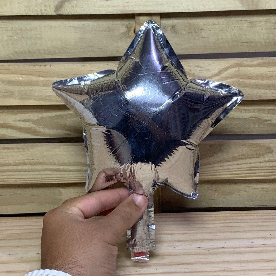 BALAO METALIZADO ESTRELA 20CM Q02532 025329