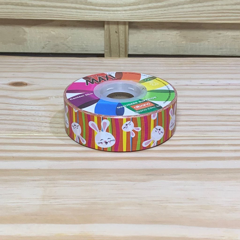 FITA MAXI CACA AOS OVOS 32MMX50M MULTICOR 37904