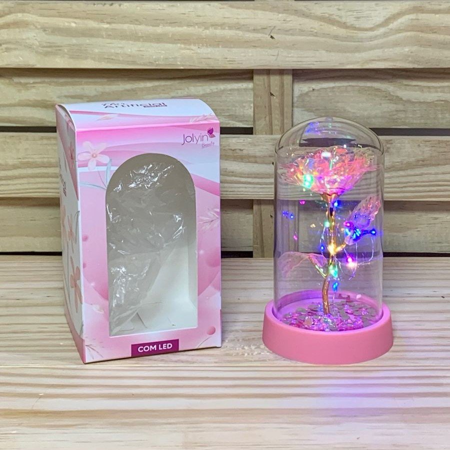 FLOR ARTIFICIAL COM LED 8,5CMX15,5CM 980202