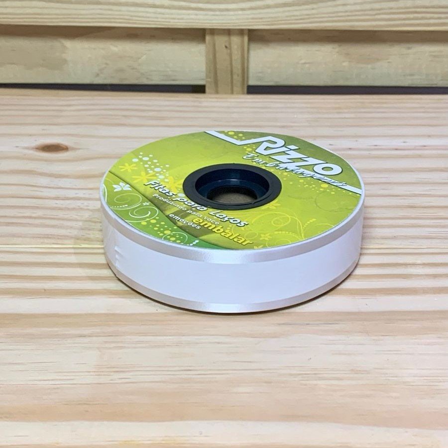 FITA PLASTICA 32 MM X 100 M BORDER BRANCO 037786