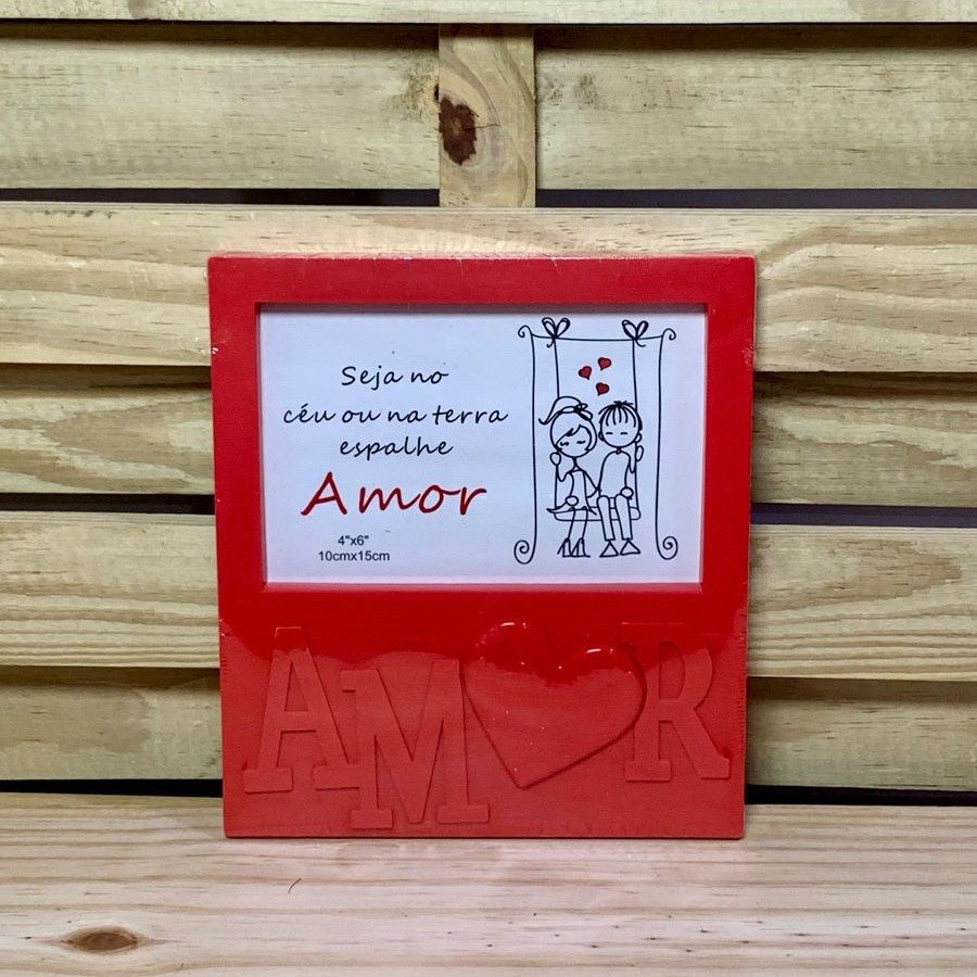 PORTA RETRATO DE PLASTICO PVC 17,2X19,2CM SORTIDO 048951