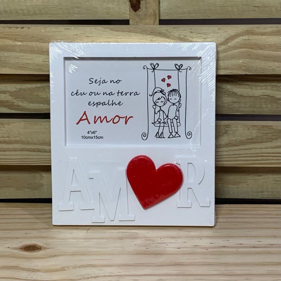 PORTA RETRATO DE PLASTICO PVC 17,2X19,2CM SORTIDO 048951