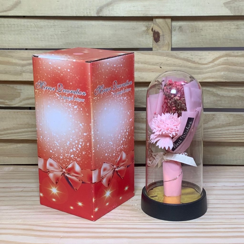 OBJETO DE ORN EM FORMA DE FLOR DE PLAST 9,5X19,5CM SORTIDO 072949