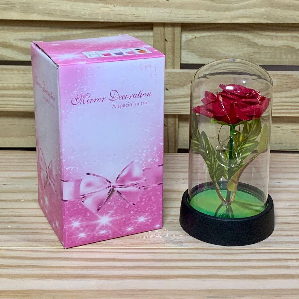 OBJETO DE ORN EM FORMA DE FLOR DE PLAST 8.5CMX14.5CM 059643