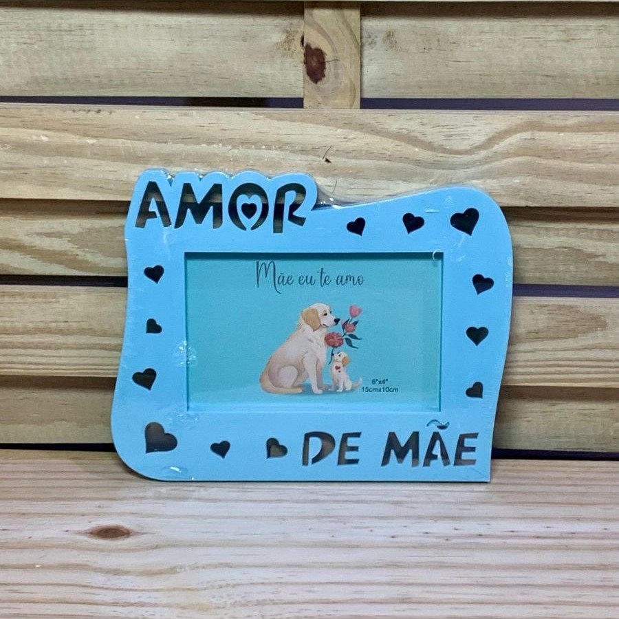 PORTA RETRATO 4X6 EM PP/COM FUNDO DE MDF 938477