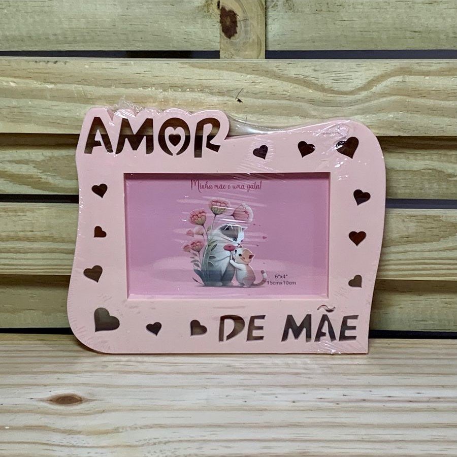 PORTA RETRATO 4X6 EM PP/COM FUNDO DE MDF 938477