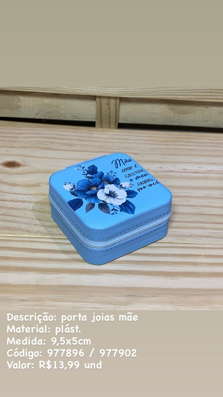PORTA JOIA DE PLASTICO PP/PU MAE 977896