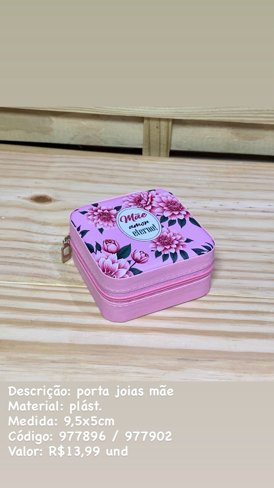 PORTA JOIA DE PLASTICO PP/PU MAE 977896