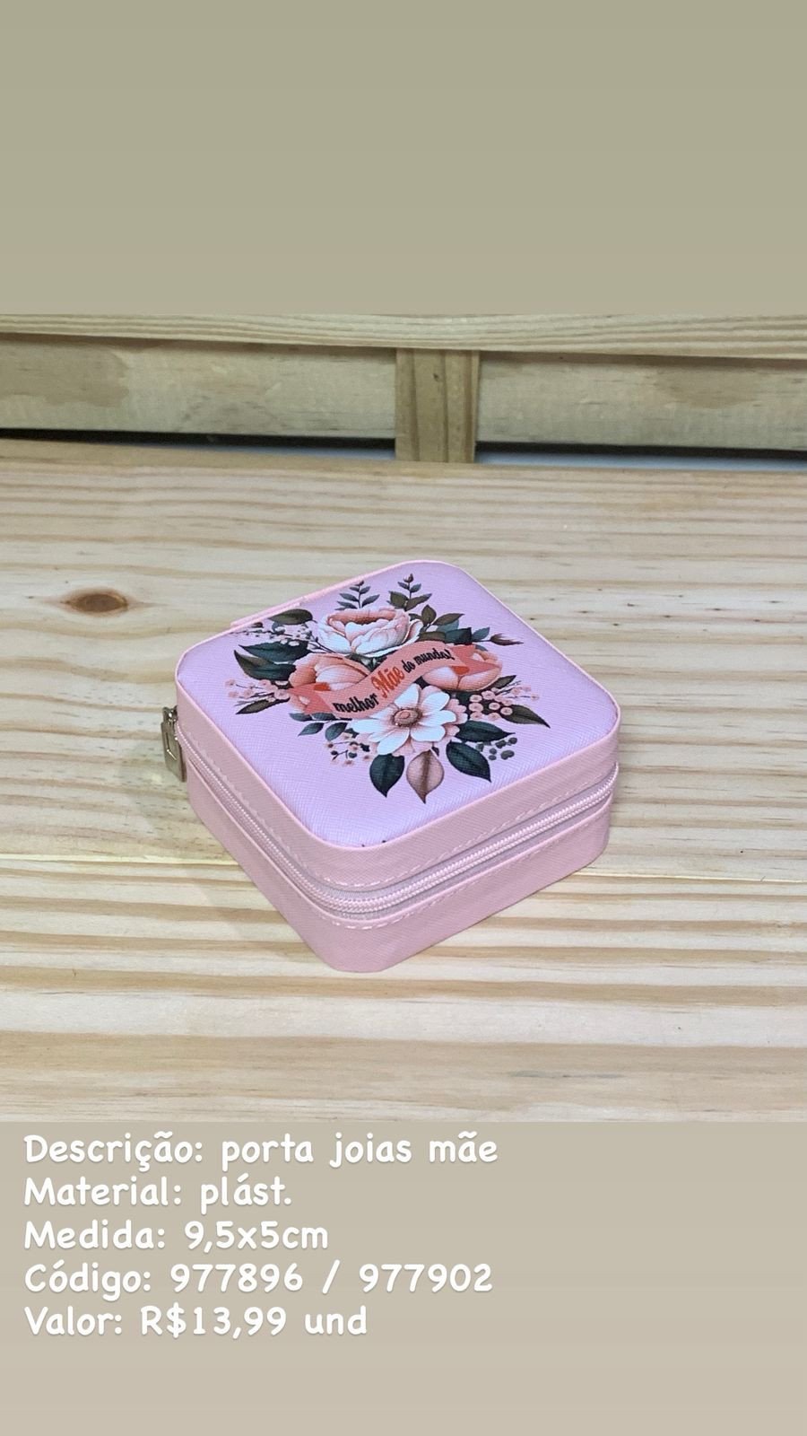 PORTA JOIA DE PLASTICO PP/PU MAE 977896