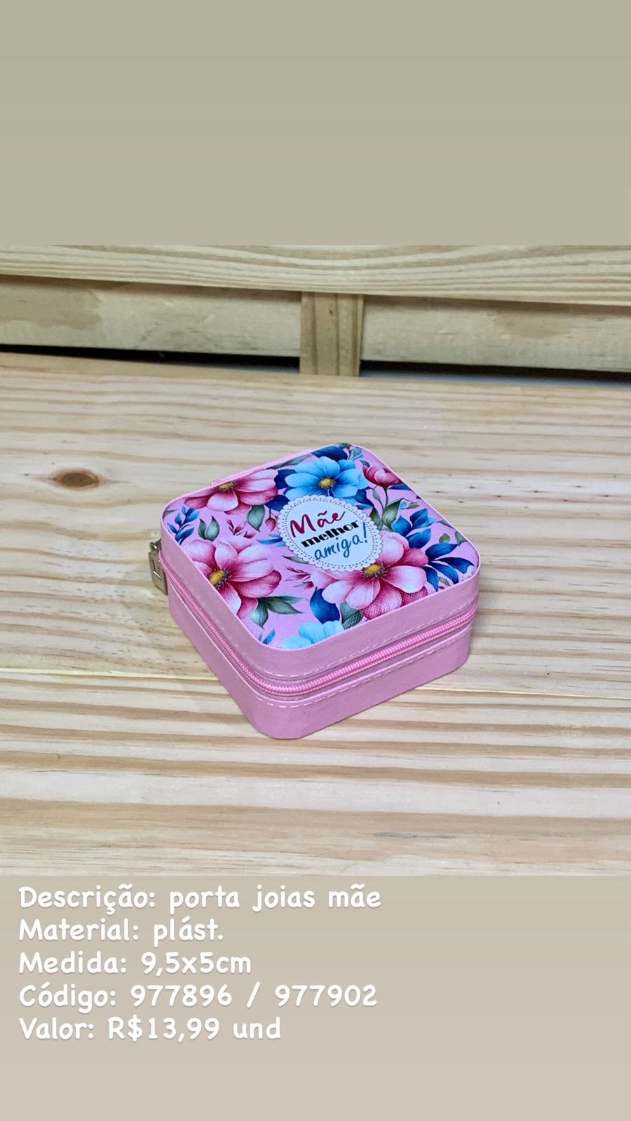 PORTA JOIA DE PLASTICO PP/PU MAE 977896