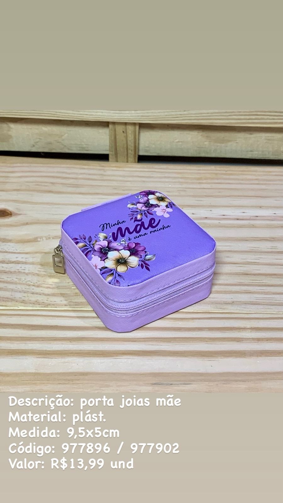 PORTA JOIA DE PLASTICO PP/PU MAE 977896