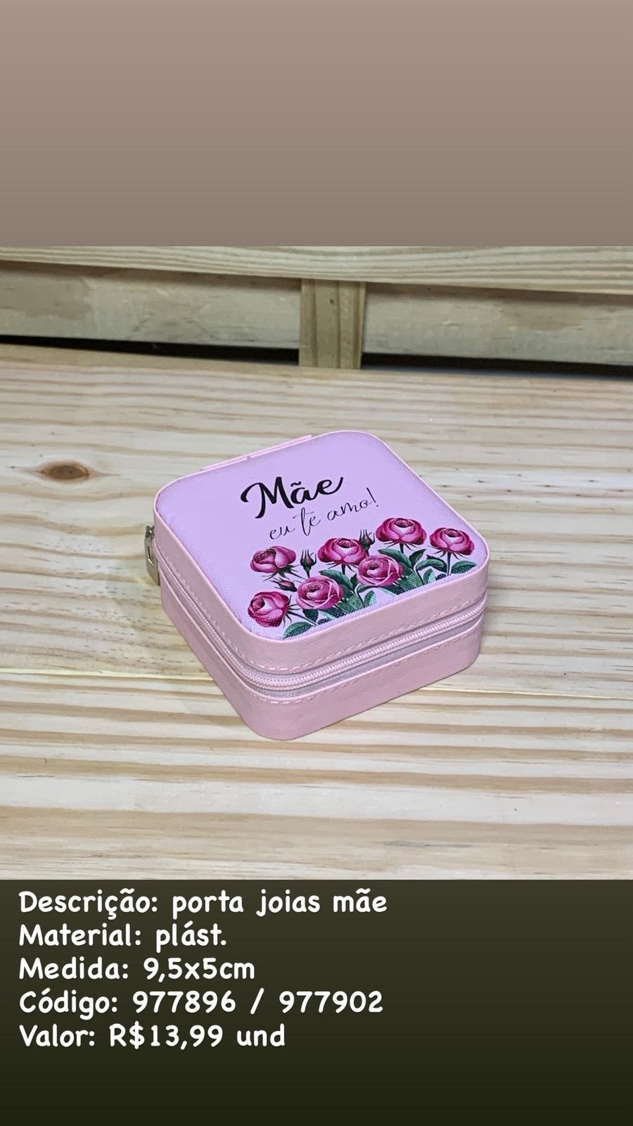 PORTA JOIA DE PLASTICO PP/PU MAE 977896