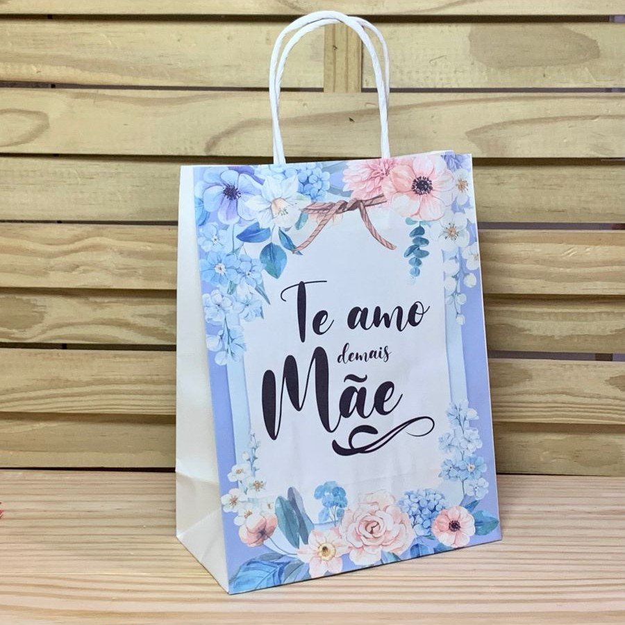 SACOLA PARA PRESENTE DE PAPEL MAE 7312 21X11X27CM 273126