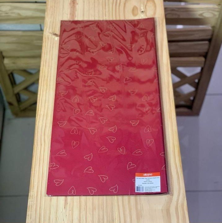 POLI 600 MATE COREANO DUPLA FACE LOVELY 57CMX57CM 20FLS VERM 37773