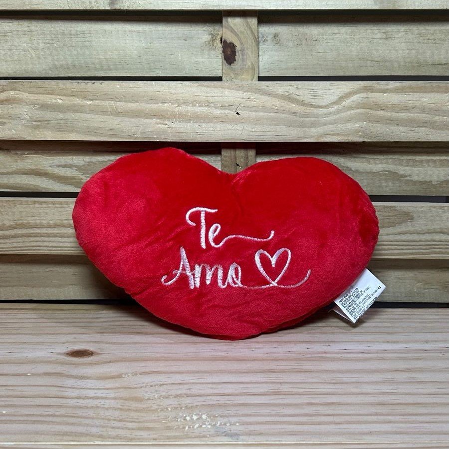 ALMOFADA CORACAO NAMORADO 20CMX28CM 104820