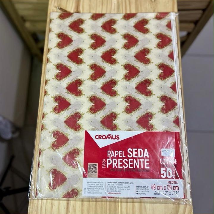 PAPEL SEDA AMORE MIO 49X69 PT C/50 UN 12100262 818632