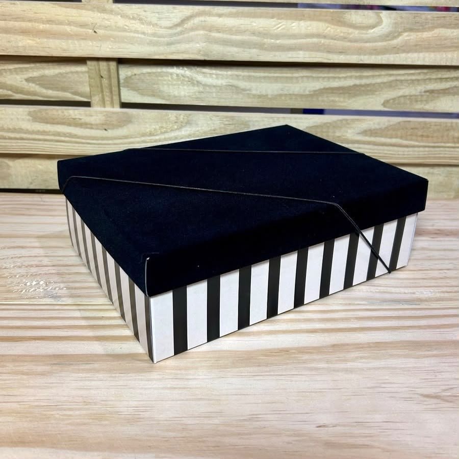 CX RET C/TAMPA VELVET STRIPES P 24X18X8CM 