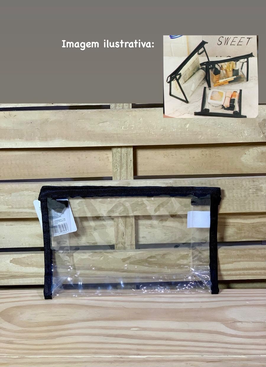 NECESSAIRE DE PLASTICO 25X16,5X7CM 