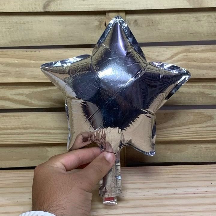 BALAO METALIZADO ESTRELA 20CM 