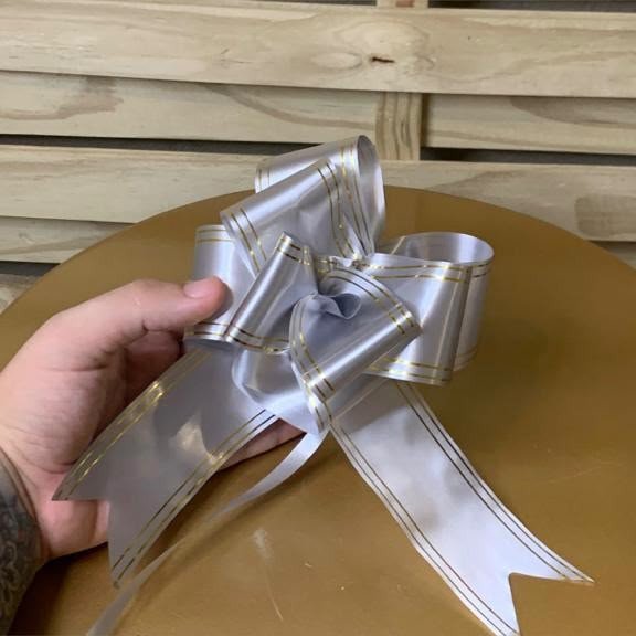 LACO PRONTO FIO DE OURO 50X780MM PCT C/10PCS PRATA 