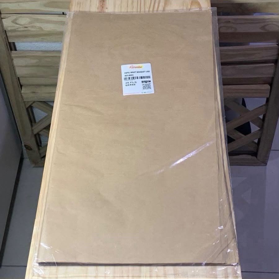 PAPEL KRAFT LISO 25FLS 35GR 