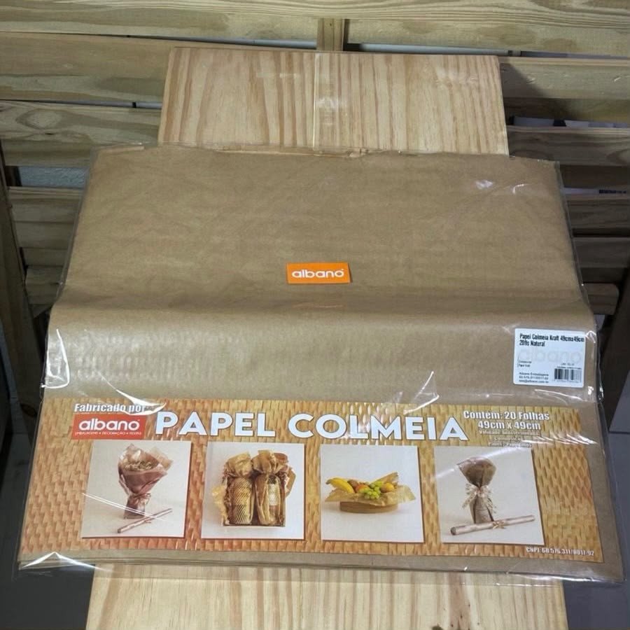 PAPEL COLMEIA KRAFT NATURAL 