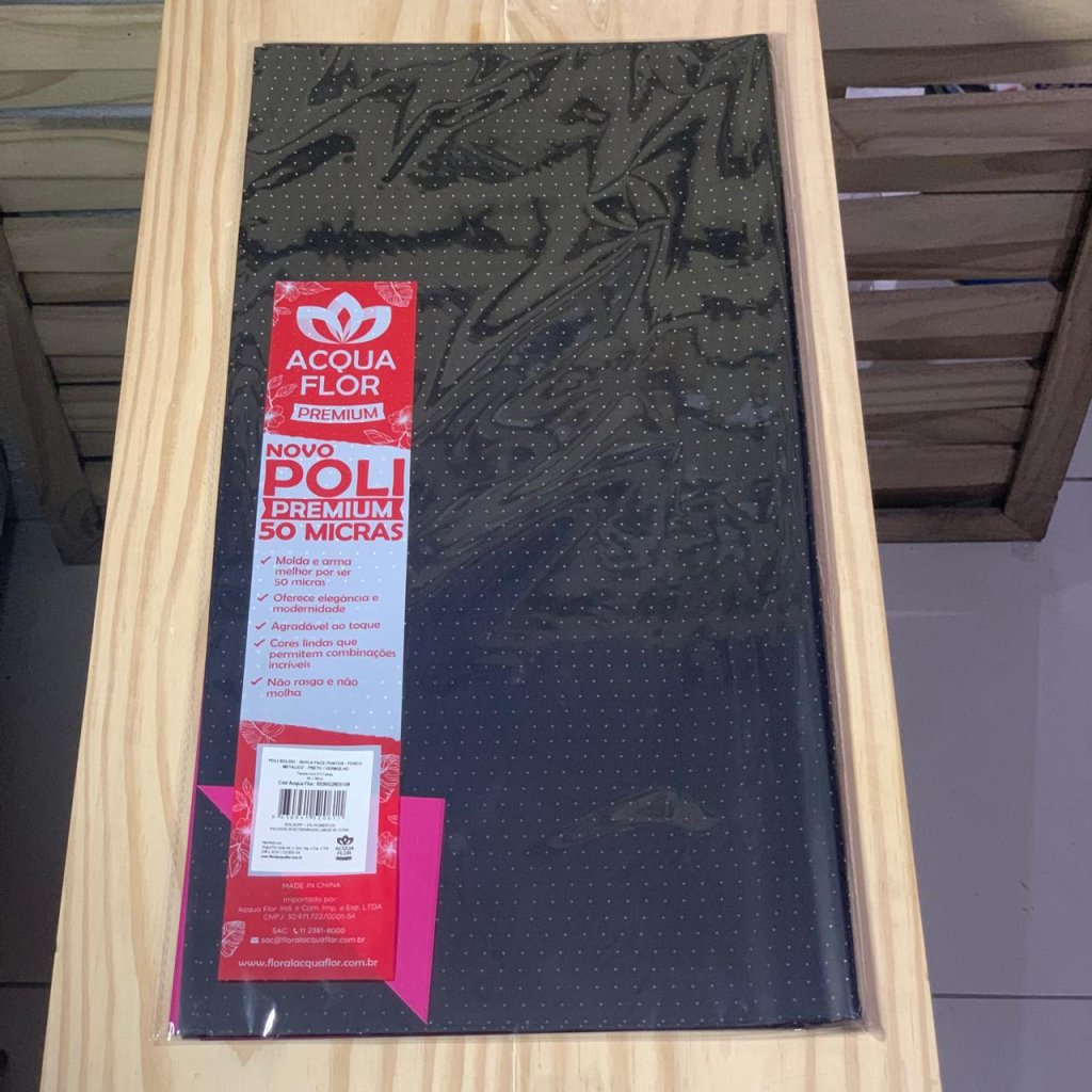 POLI SOLIDO DUPLA FACE PONTOS FOS/MET 58X58CM C/20FLS 520611