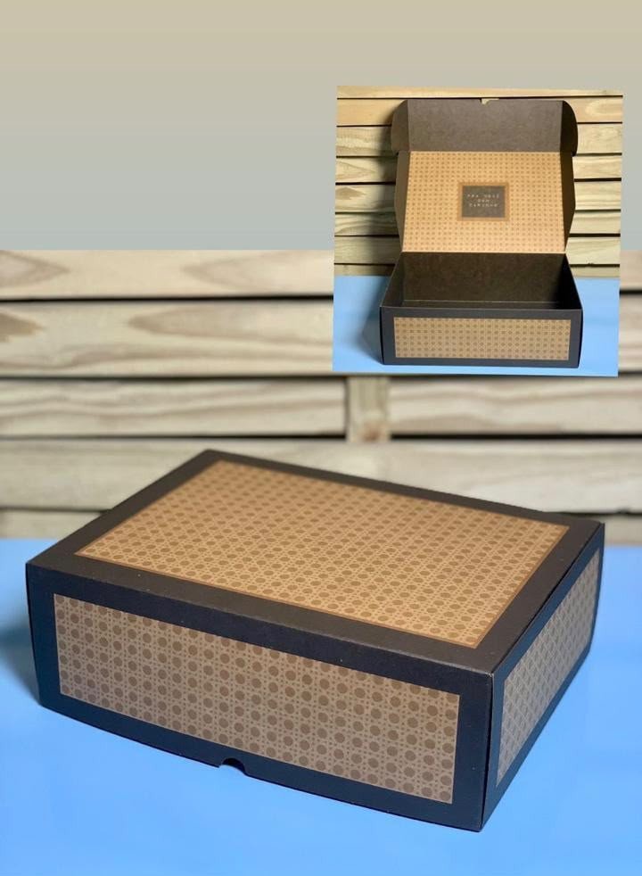 CESTA NA CAIXA RATTAN P 