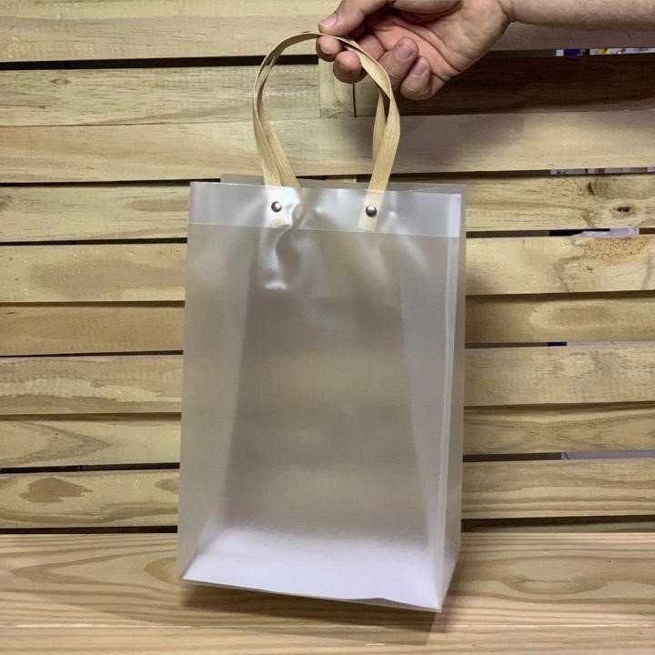 ENFEITE PLASTICO SACOLINHA ALCA 20X12X30CM 573086