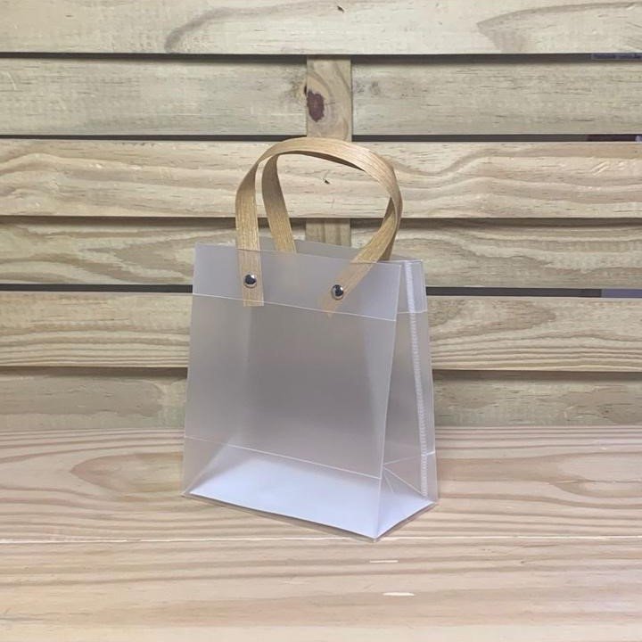 SACOLA TRANSPARENTE DE PP 13,5X15X7CM 912947 FJ91364