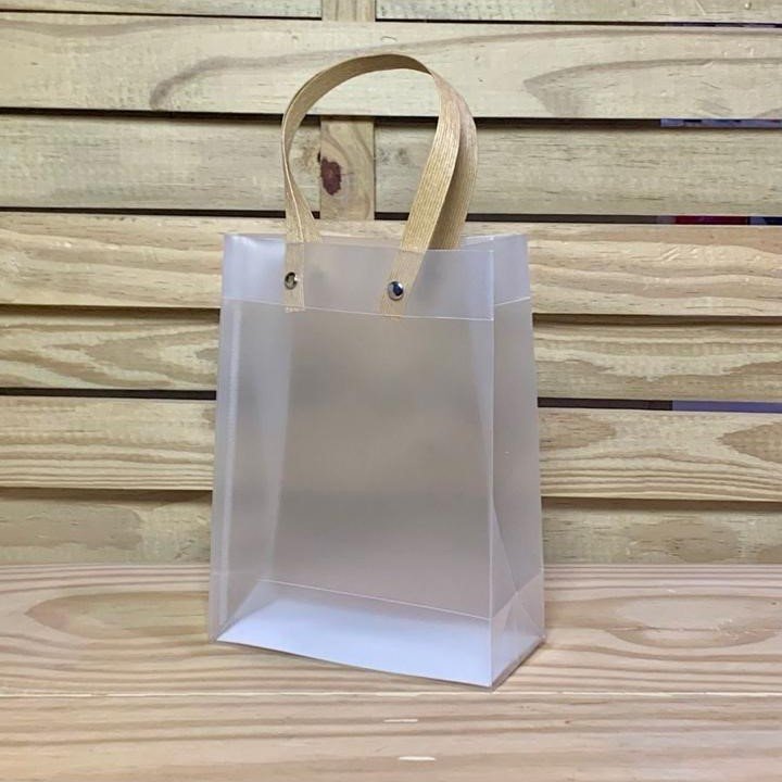 SACOLA TRANSPARENTE DE PP 15X20X7CM 912954 FJ91365