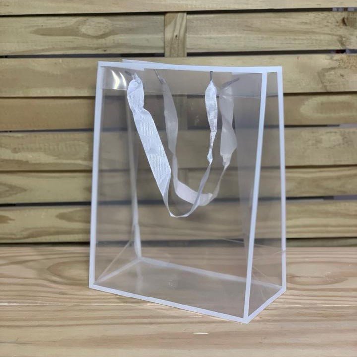 ENFEITE PLASTICO SACOLINHA ALCA 21X11X27CM 570450