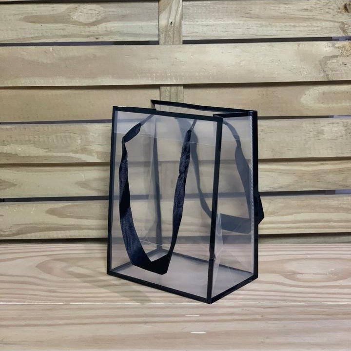 ENFEITE PLASTICO SACOLINHA ALCA 15X10X20CM 570474