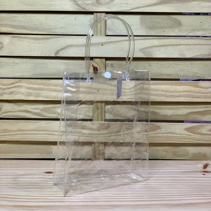 SACOLA TRNSPARENTE 19X24X6CM 252497
