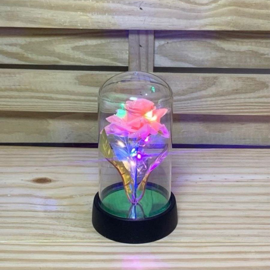 OBJETO DE ORN EM FORMA DE FLOR DE PLAST 8.5CMX14.5CM 059643