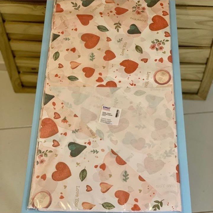 PAPEL KRAFT 70X69CM AMARA 25FLS 289211