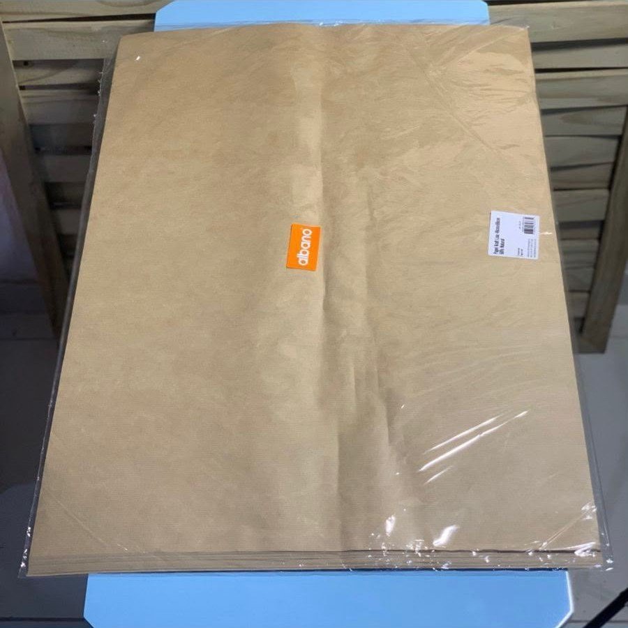 PAPEL KRAFT LISO 49CMX69CM 50FLS NATURAL 34763