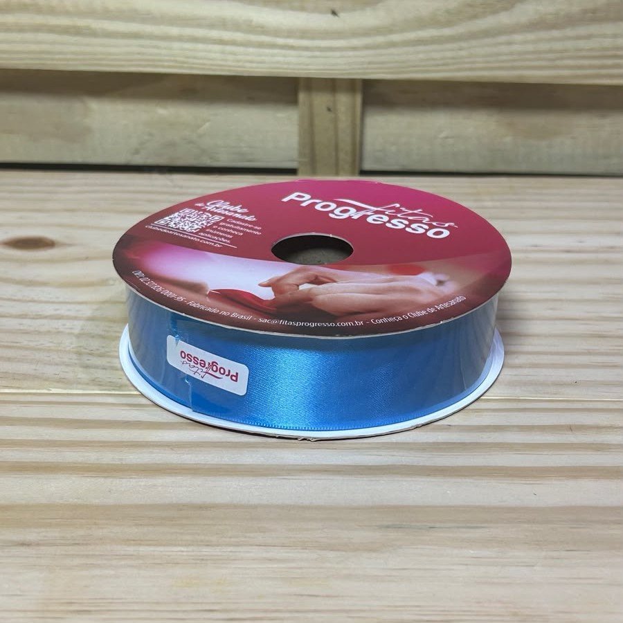 FITA CETIM SIMPLES CF007 30 MM COR 2105 AZUL OCEANO ROL 50 METROS 096224