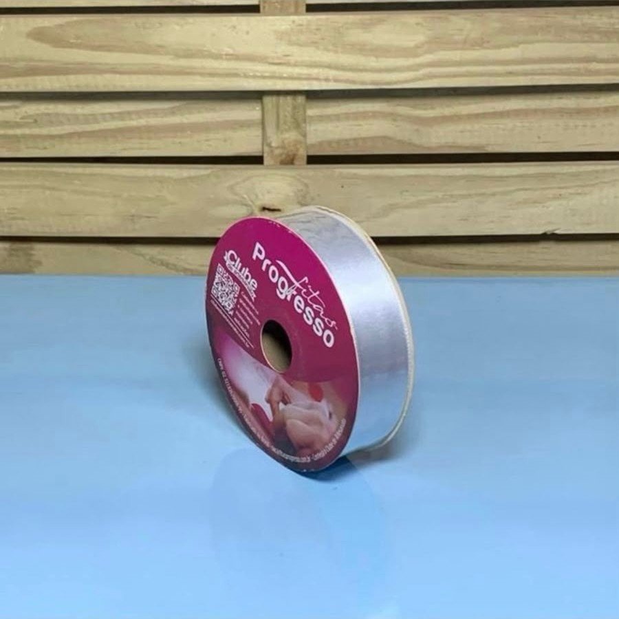 FITA CETIM SIMPLES CF007 30MM COR084 PRATA ROL 50MET 846818